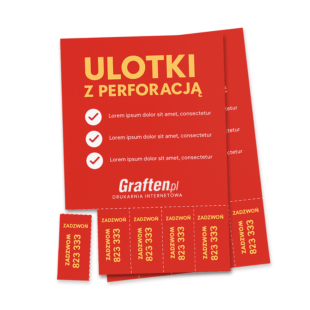 Tear Off Perforated Flyers