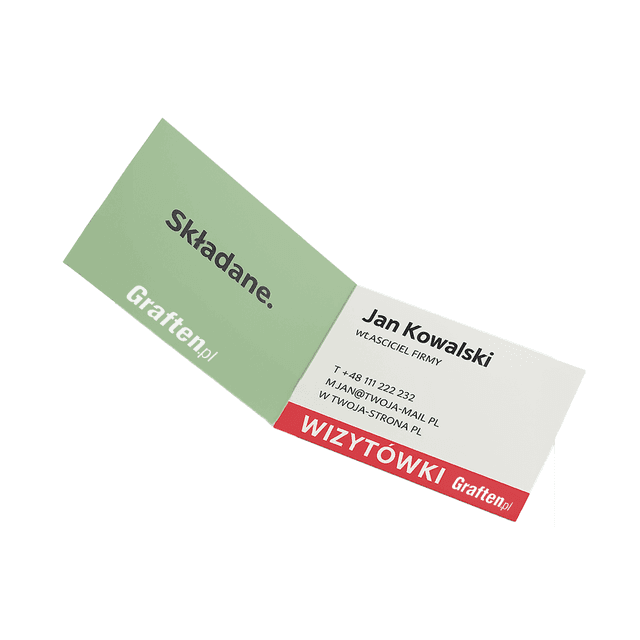 Folded Business Cards